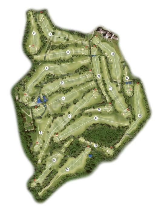 The Dale Hill - Old Course Map