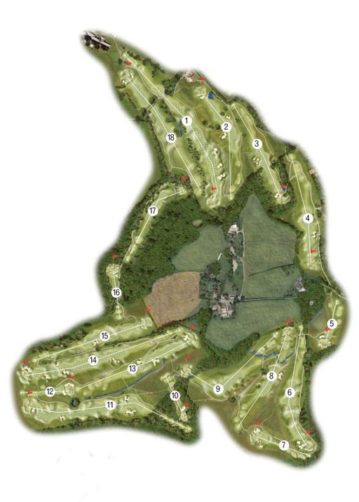 The Dale Hill - Ian Woosnam Course Map